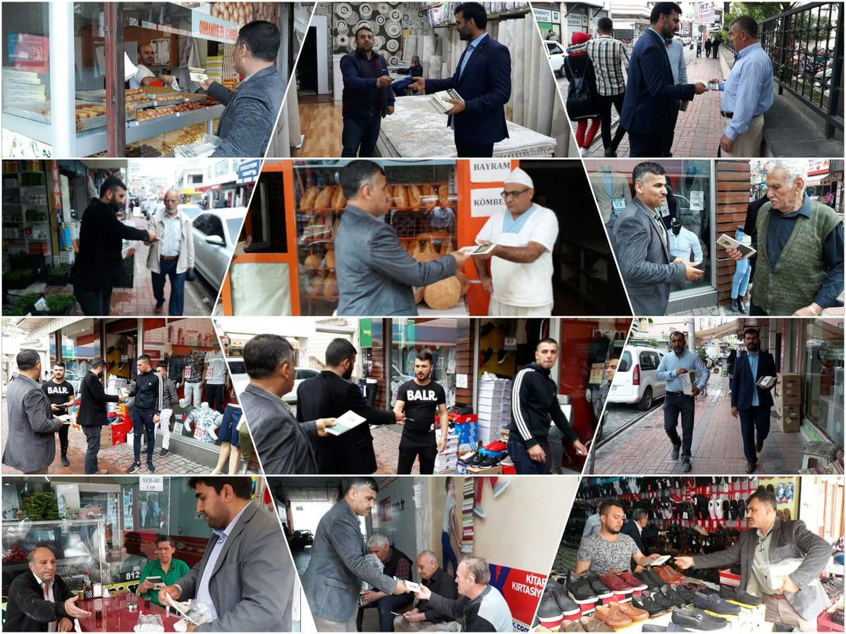 Peygamber Efendimizin Kutlu Doğumu münasebetiyle Peygamber Sevdalıları Platformuna Üye Derneğimiz esnaf ve vatandaşlara "Peygamberden Dersler" adında yüzlerce kitap dağıttı.