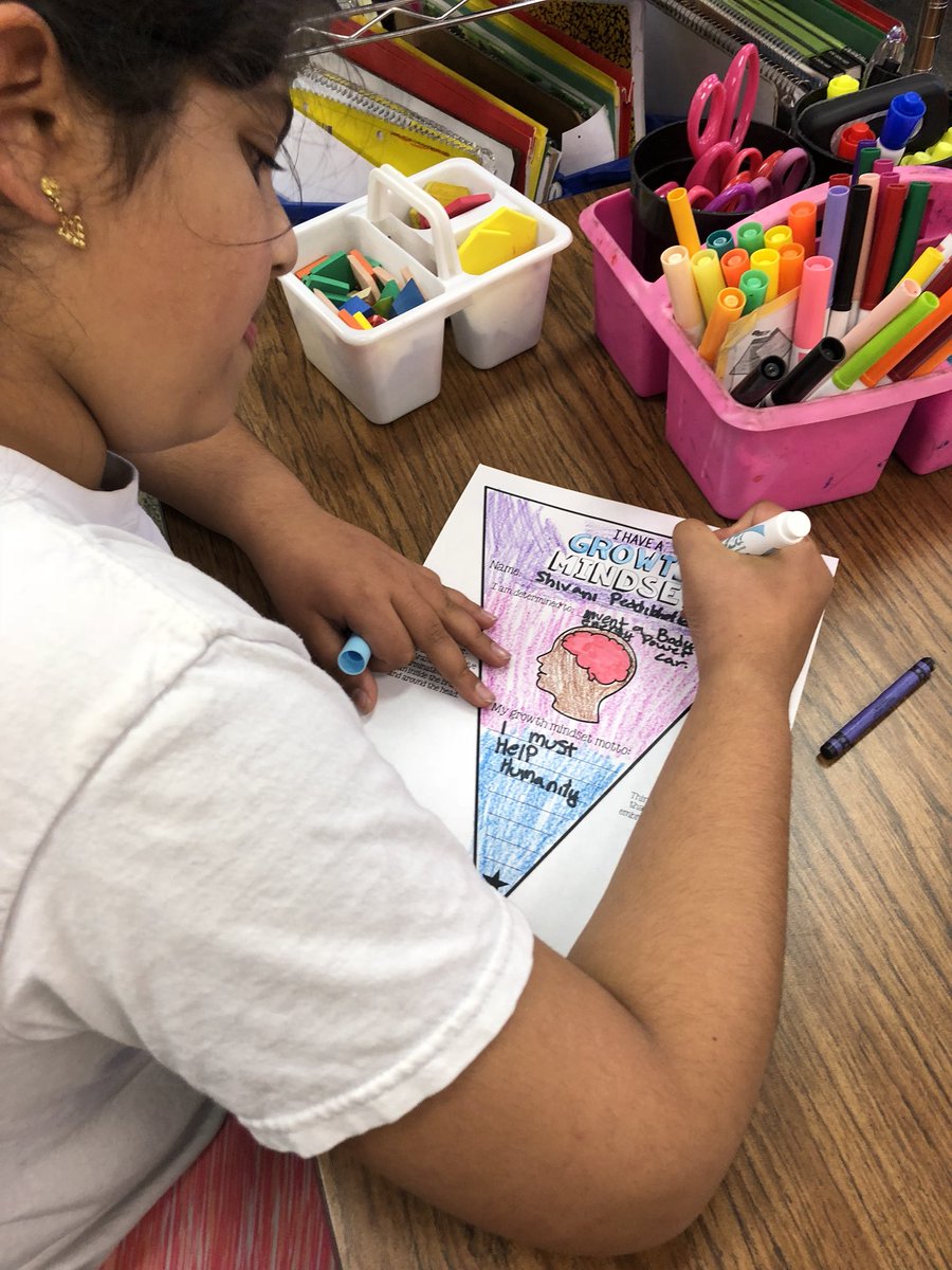 D8Explorers's tweet photo. D8 Explorers thinking 🤔 about their Growth Mindset “mottos”! #mindset #d8explorers #growth #success https://t.co/KUSuKJfRou