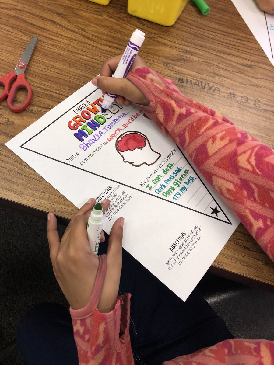 D8Explorers's tweet photo. D8 Explorers thinking 🤔 about their Growth Mindset “mottos”! #mindset #d8explorers #growth #success https://t.co/KUSuKJfRou