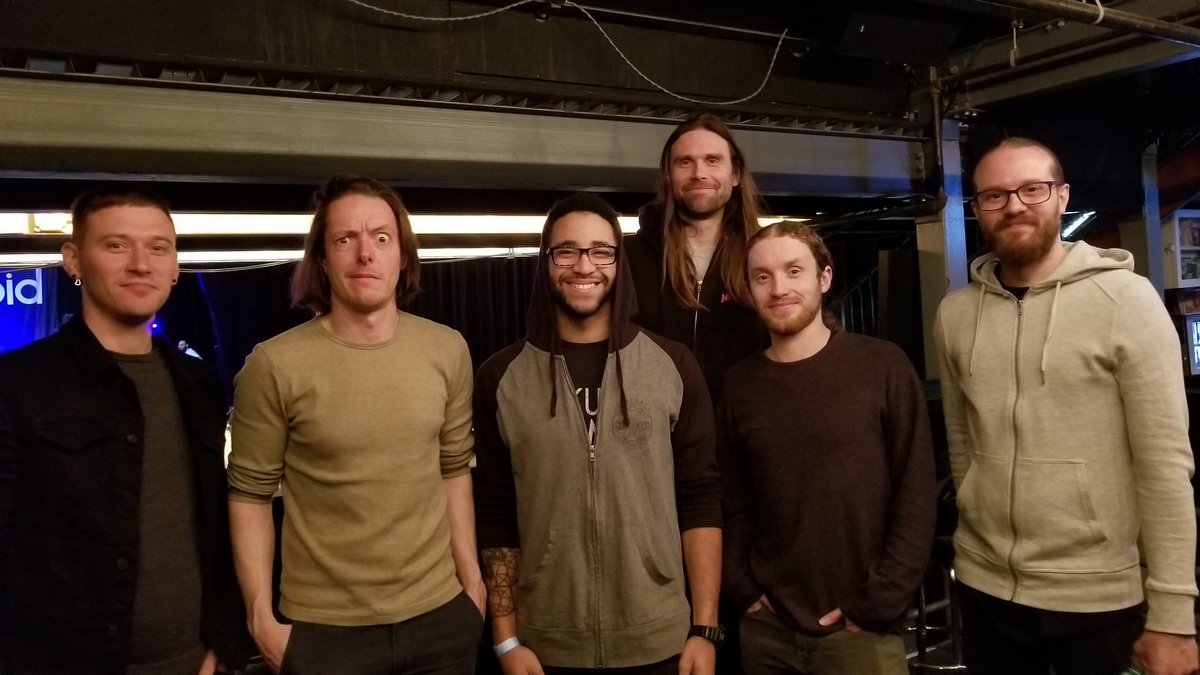 CaptainCameo's tweet photo. When you get the chance to meet your favorite band @tesseractband https://t.co/EwO8BgIkl7