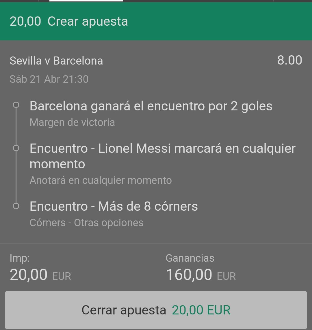 maxpowerf1bet's tweet photo. Estamos apunto de llegar a los 300 seguidores y vamos a celebrarlo!🎉

Si acertamos está combinada de la Final de Copa vamos a sortear una Paysafecard de 50€🎁 entre las personas que den retweet a esta publicación.🎉🎉

 Un saludo y mil gracias a tod@s por seguirme!! Suerte!🍀🍀 https://t.co/tMzmJDCDxd