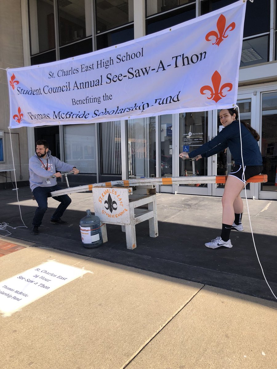 ⚜️See Saw a Thon!  Only 24 hours to go!! ⚜️Stop by BMO Harris bank to say Hi and donate! ⚜️