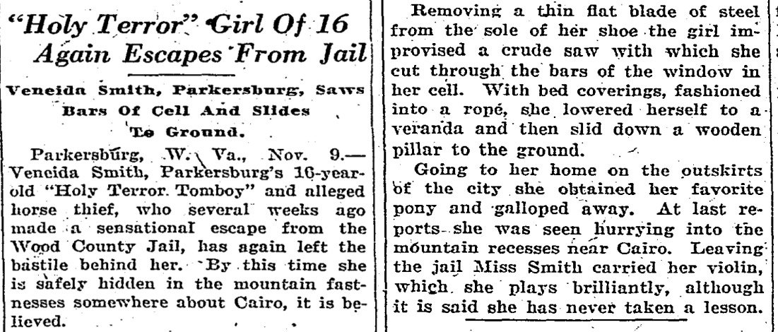 I could write a thousand young adult novels and still never come up with a protagonist as cool as this 16-year-old horse thief, two-time jail escapee, and self-taught violinist from 1922.