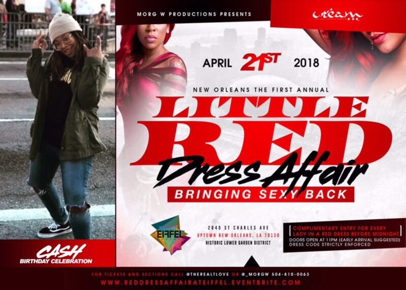kkiloo_'s tweet photo. 🗣🗣Tomorrow April 21‼️
We Are Painting Eiffel &amp; NOLA Red
#TheNolaAffair 😍❤️
Vibes by @DJShaadSmooth + @GoMc_TripleD 
Hosted by: The Top Level Girls
Ladies Free With a Red Dress Until 12‼️‼️ Celebrating my nigga  @_____indy Birthday It’s LIT💃🏽
https://t.co/1cBwh1An0r https://t.co/EEk7NiygDP