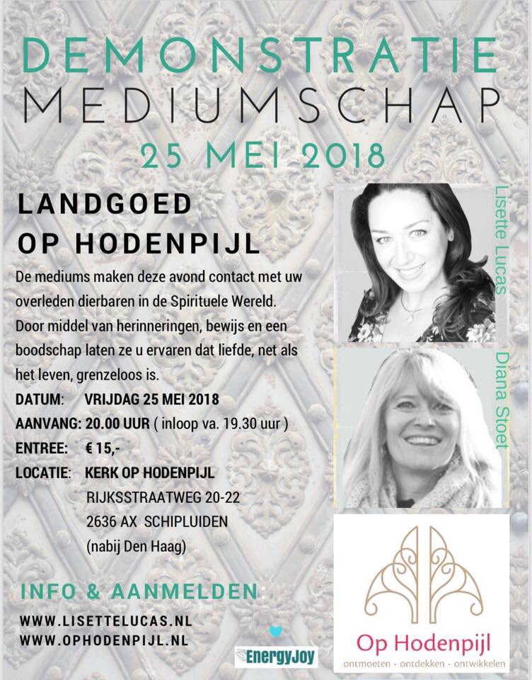 Lisettelucas's tweet photo. 🌻Op vrijdag 25 mei 2018 organiseer ik een Demonstratie #Mediumschap in de prachtige #kerk van Landgoed @OpHodenpijl . Dankbaar dat ik deze avond mag samenwerken met #medium Diana Stoet!
❤️
🎟Tickets/reservations:
https://t.co/OZcj4TczLW
https://t.co/vmgEIAl9eS https://t.co/2nyLrLEwMC