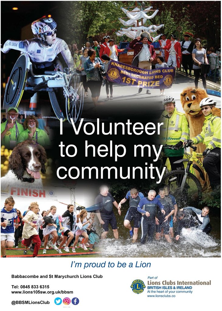 BBSMLionsClub's tweet photo. There is more to Lions than just Fundraising! We are also serve our community with service projects which cover a wide variety of areas including health, environment, hunger, sight, cancer care, youth and the hugely successful Life Skills.  #WeServe #LionsClubs #Service #Torbay https://t.co/i9qhGTDtRo