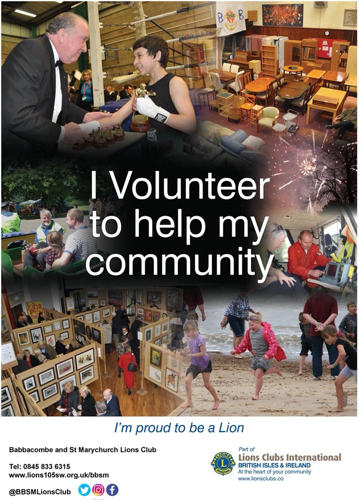 BBSMLionsClub's tweet photo. There is more to Lions than just Fundraising! We are also serve our community with service projects which cover a wide variety of areas including health, environment, hunger, sight, cancer care, youth and the hugely successful Life Skills.  #WeServe #LionsClubs #Service #Torbay https://t.co/i9qhGTDtRo