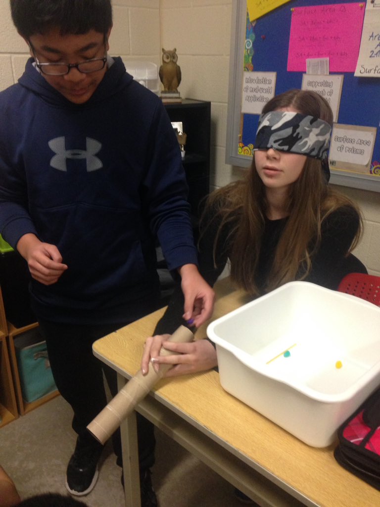 LDubsGatestone's tweet photo. Blindfolded Shoot and Score! #colourchallenge #class78 https://t.co/ZspqoHPXXi