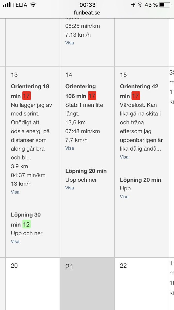 alskvard's tweet photo. Härligt med seger till D21 tjejen som förra helgen verkade vilja lägga av om man läser hennes träningsdagbok https://t.co/Wvlc2dTMj0