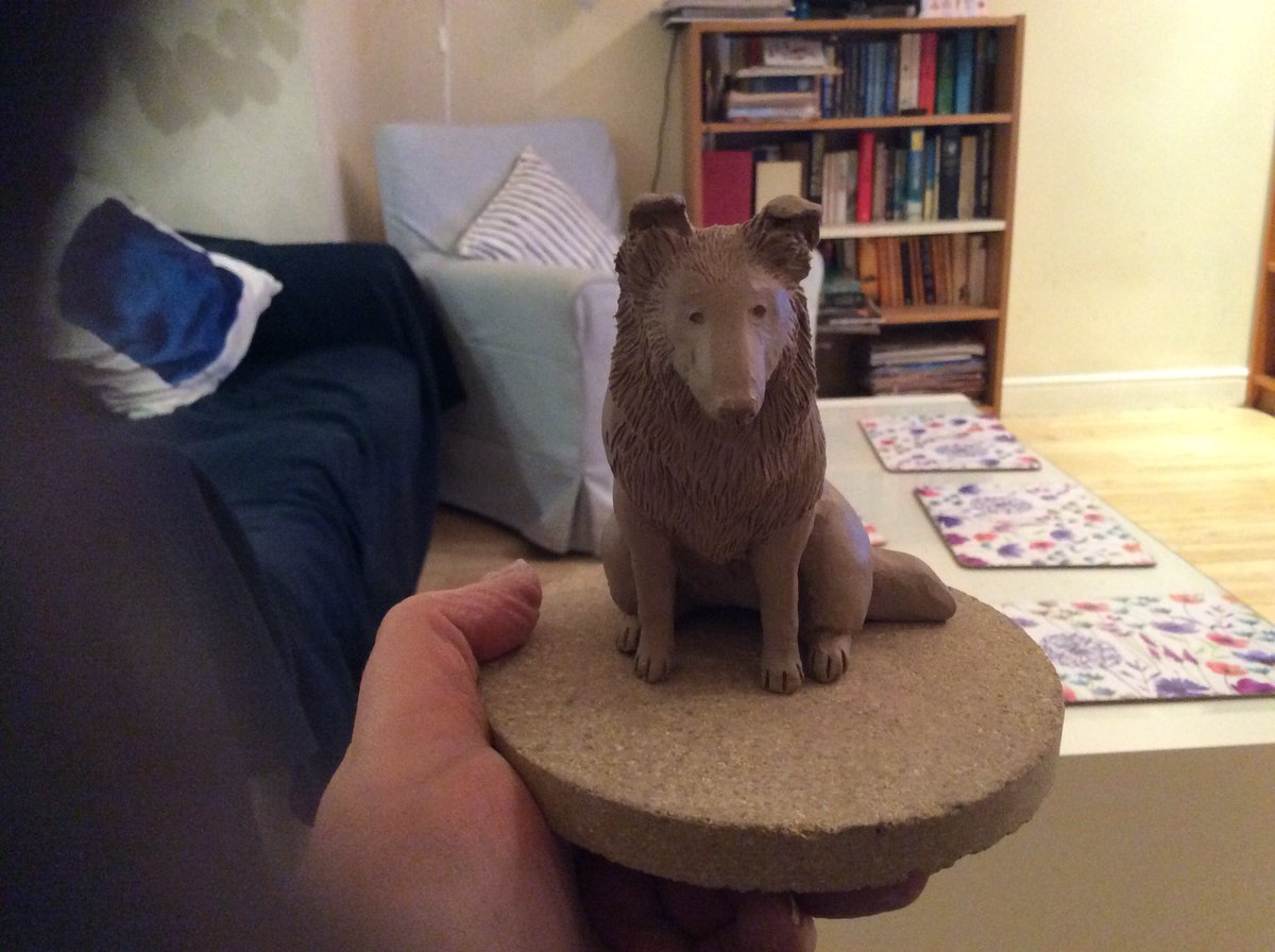 JKitowksi's tweet photo. I’ve made lots of rough collies before but I didn’t think I had done these beautiful dogs justice yet, especially since my boy is a rough collie. #collies #sculpture #animalart #ceramic #ceramicart #dogs #dogart #artistsoninstagram #dogsculpture #sheepdog https://t.co/An5MfxFV6i
