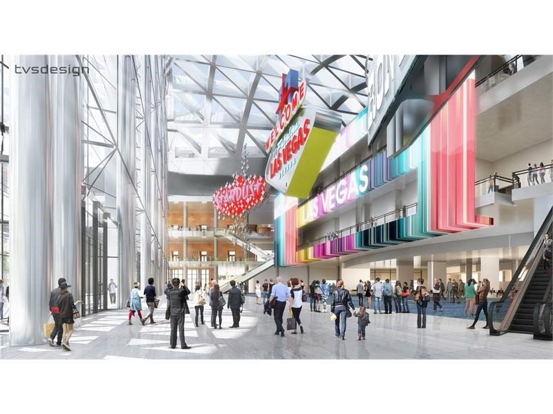 LVCVA's tweet photo. The LVCCD expansion project will add 1.4 million sq. ft. to the current convention center facility, including at least 600K sq. ft. of new, leasable exhibit space. More on the project here: https://t.co/WdthbtJkH7 #ExpansionMeansBusiness https://t.co/gNgaMT8bXS