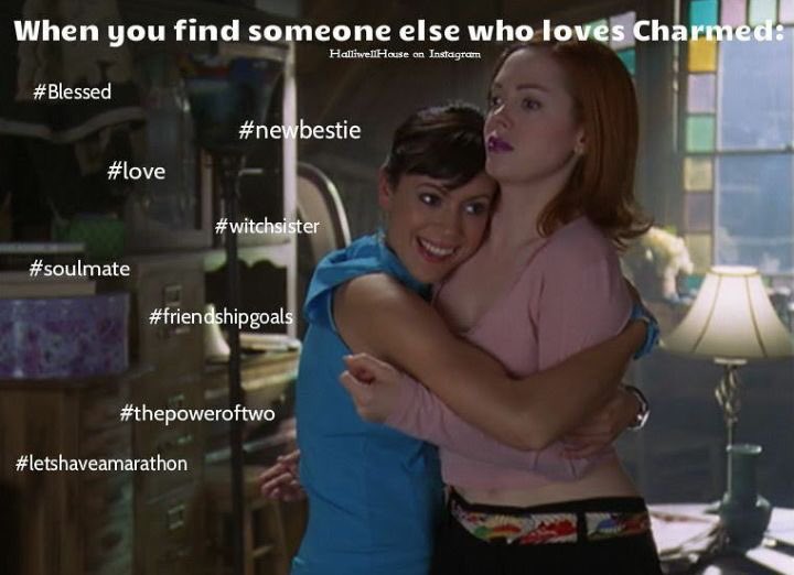 Charmed_Reunion's tweet photo. When you find someone who loves #CHARMED. #newbestie #blessed https://t.co/eMCXBQtRdG