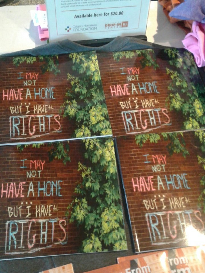 nkirk4homeless's tweet image. 1 hour left to buy your copy of #Imaynothaveahome at the Westbrook Station pop up market! #yyc
