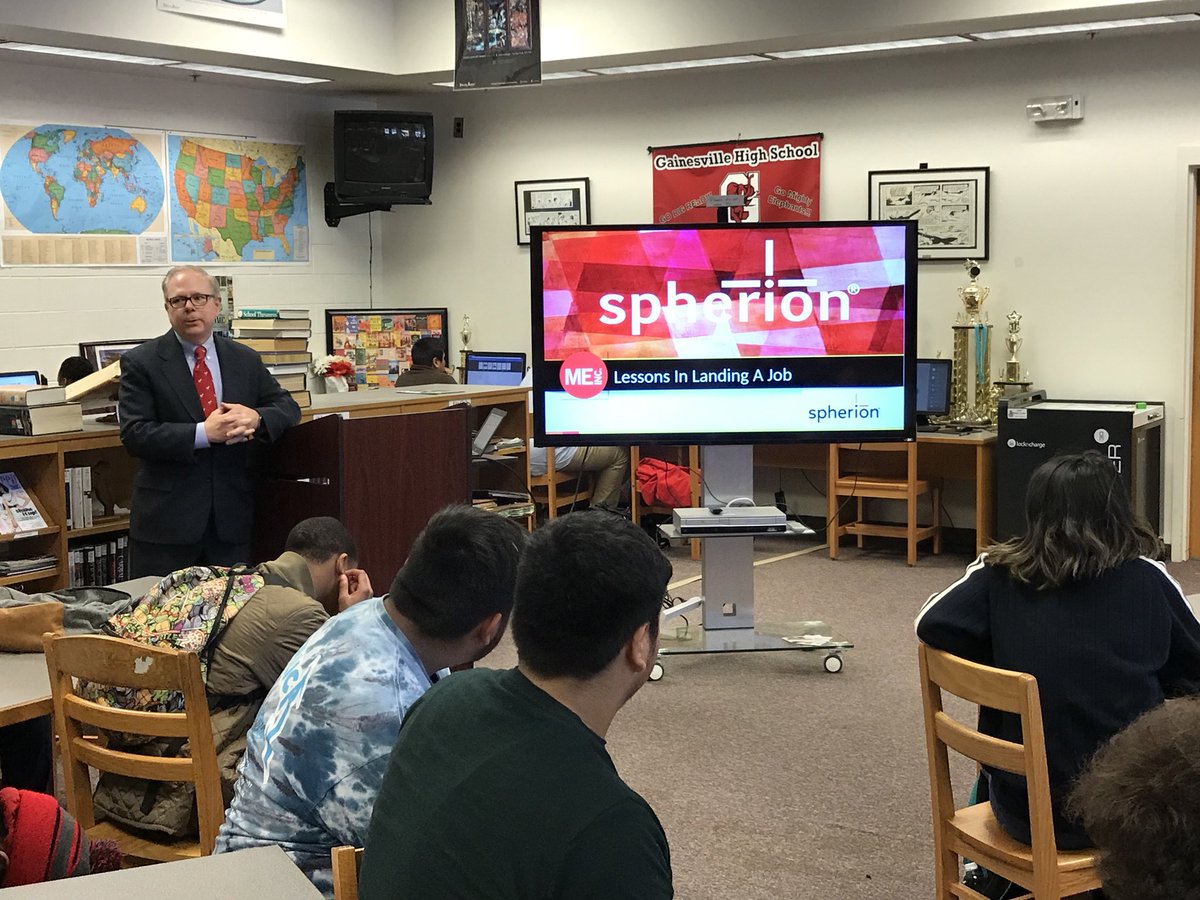 GainesvilleWBL's tweet image. Thanks, Stacey Reece, for speaking to our students today! @SpherionGA  #howtolandajob #softskillsmatter