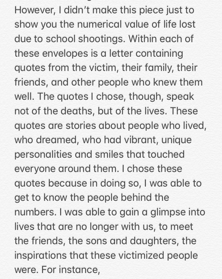 wildcats4change's tweet photo. A beautiful and moving piece by ORHS Senior Jessica Ammendolia, called “Letters From the Speechless.” https://t.co/khVzeMDVRP