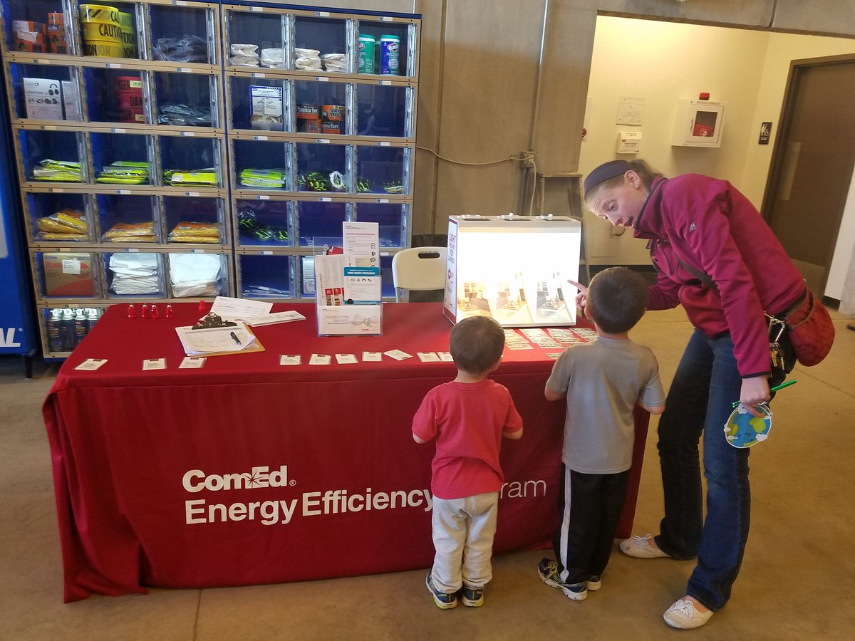 TweetFTStreet's tweet image. We're celebrating Earth Day @VernonHills Park Maintenance Facility! Come test your #LightQ! #ComEducateYourself #LEDucation #TweetFromTheStreet