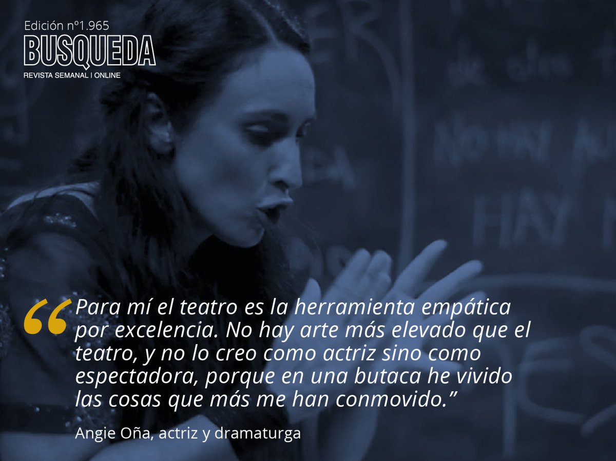 BUSQUEDAonline's tweet photo. ► Amor, locura, muerte… y teatro https://t.co/m62PDH2Ewp
🎭 @Angie_Onia encarna a la rusa Sabina Spielrein en #Serhumana
🖌 La reseña de @jalfo09 https://t.co/tSQ5cNEAP3