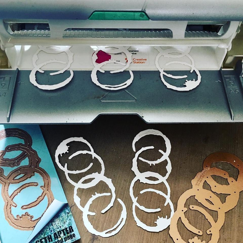xyroninc's tweet photo. RP @pammejo What is Pam working on today? #Xyron #teamspellbinders #sethapter #adhesive #dies #stickers https://t.co/N4R9TpP4FN