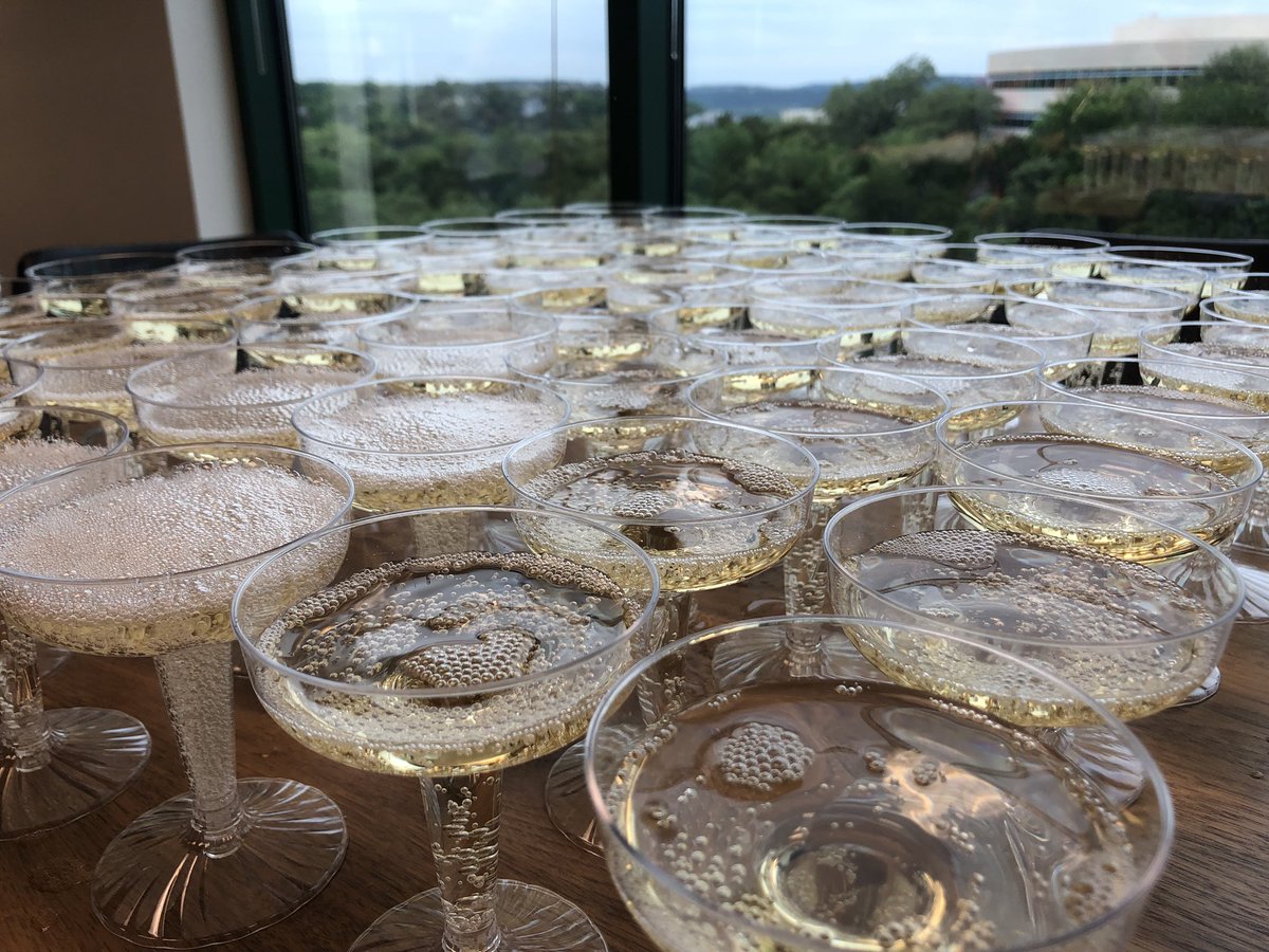 CognitiveScale's tweet photo. This #FridayLibations was dedicated to the newlyweds—cheers! #FundayFriday #WeLoveAI https://t.co/c9z8bkn4xV