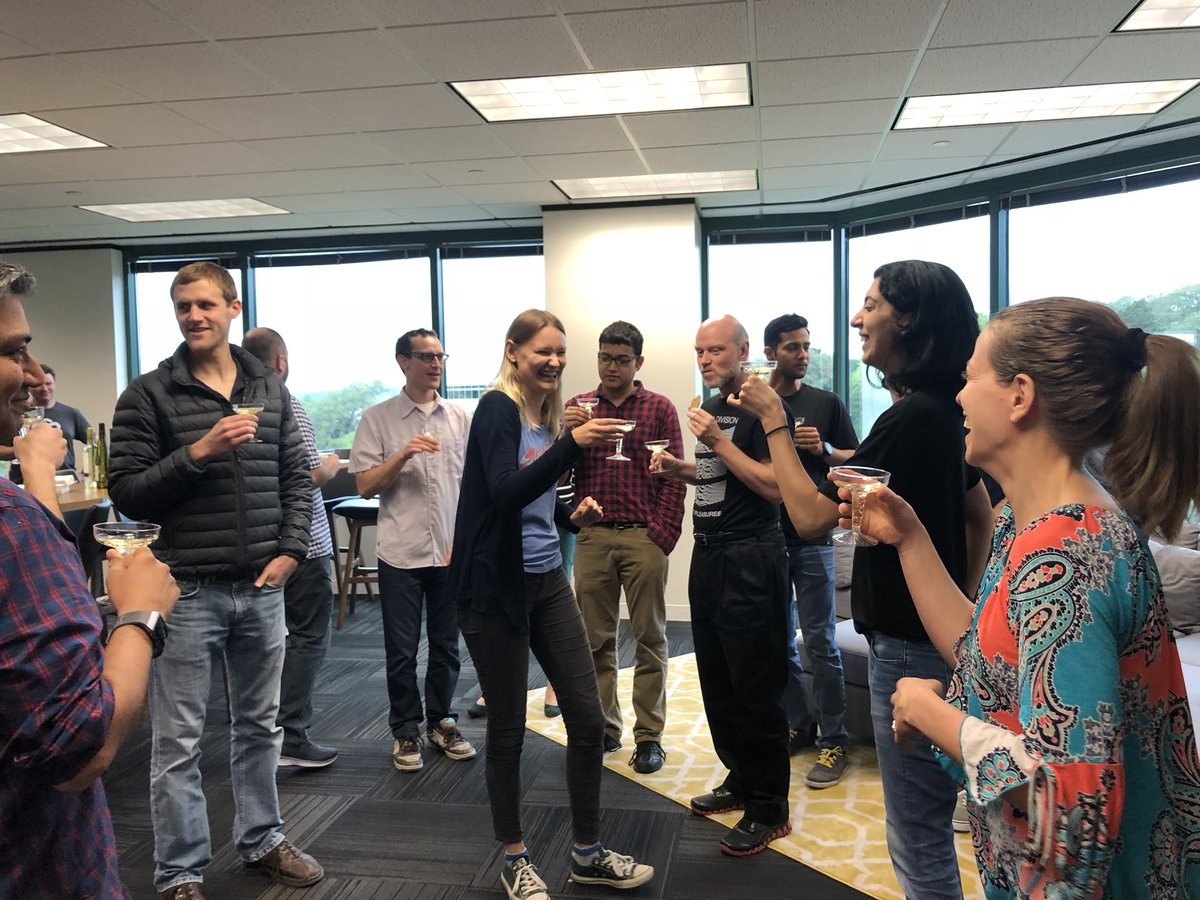 CognitiveScale's tweet photo. This #FridayLibations was dedicated to the newlyweds—cheers! #FundayFriday #WeLoveAI https://t.co/c9z8bkn4xV