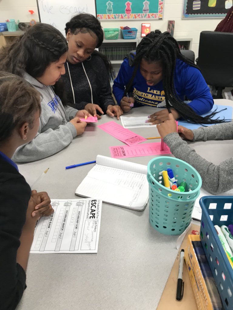 michel_delatte's tweet photo. Test Prep Escape Game #canumakeitoutintime #mastery #middleschoolersarethebestschoolers #Transformstjohn https://t.co/00VobVmfKD