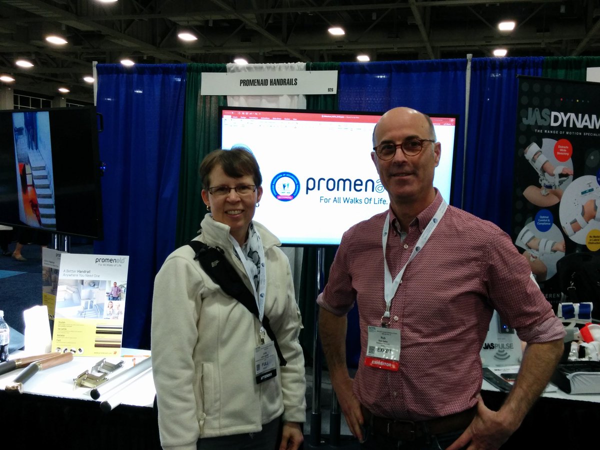JulieLapointe11's tweet photo. The @CAOT_ACE  product recognition program was featured by promenaid at #aota18 wonderful! https://t.co/maT4OLgEbT