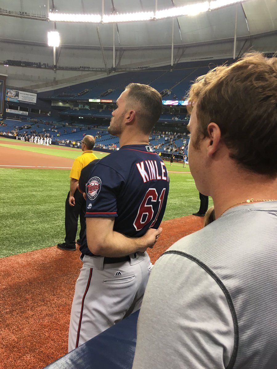 buckeyebart5's tweet photo. 3 Nova High guys at Tropicana Field. So proud of you Tyler!!@Novabaseball @TylerKinley30 #plantationstars https://t.co/62yjgbhksT