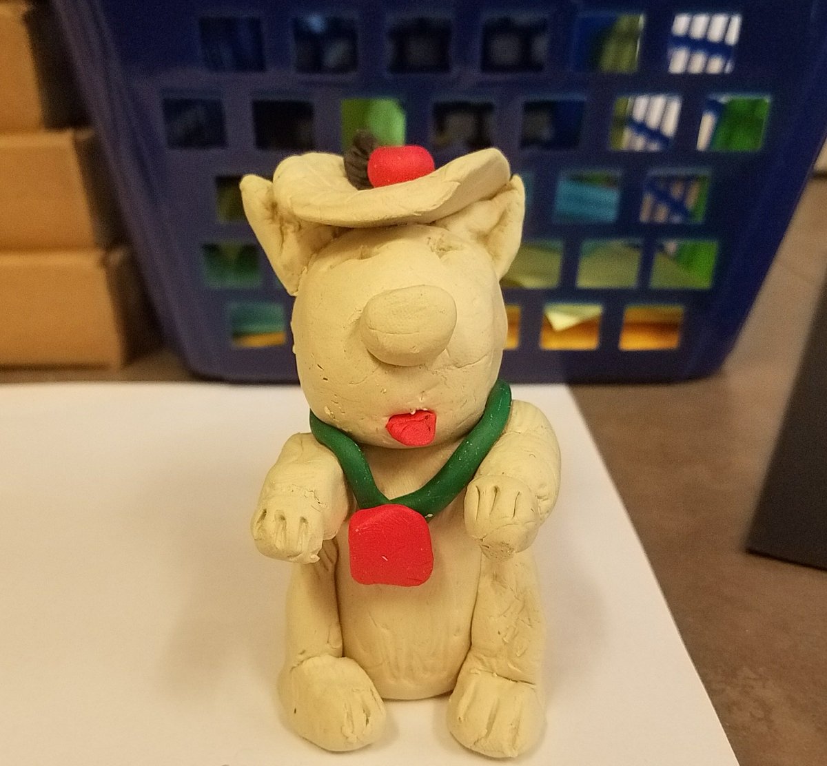 mshongx3's tweet photo. First annual #HighlanderGames was a success! Ss had fun making clay Scottie dogs and eating a cooking with their face 😂 #FoothillsMS https://t.co/Jh7RPk003g