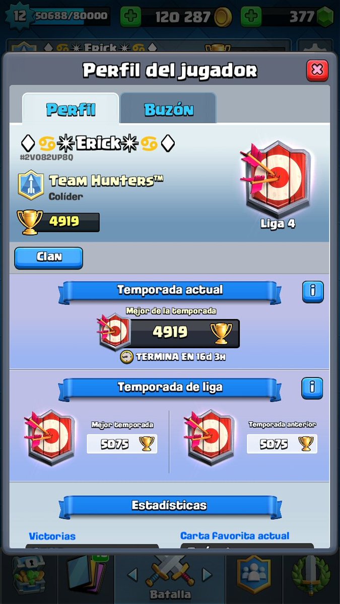 Esta semana a por 5200 copas 🏆

Y si se puede está Temporada por 5500 copas 🏆

Próximamente Top Local 🔝 de México ❤