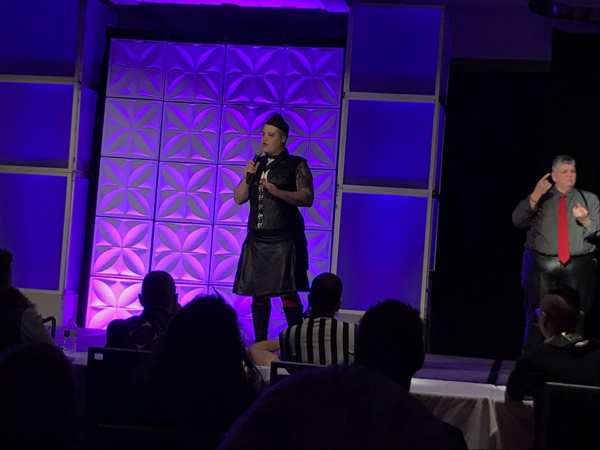 IMsLeather's tweet image. #imsbb2018 contestant @TeaganBootblack speaks about her tagline and ethos: #TakeRefuge