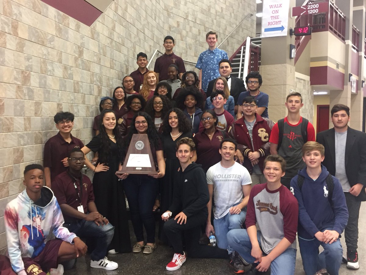 Congrats!! Varsity Mixed Choir which includes Chorale and the Men’s Chamber Choir - straight 1’s. SWEEPSTAKES! So proud! This year has been a struggle but you’re making incredible music! <a href="/HumbleISD_SCHS/">Summer Creek High</a>