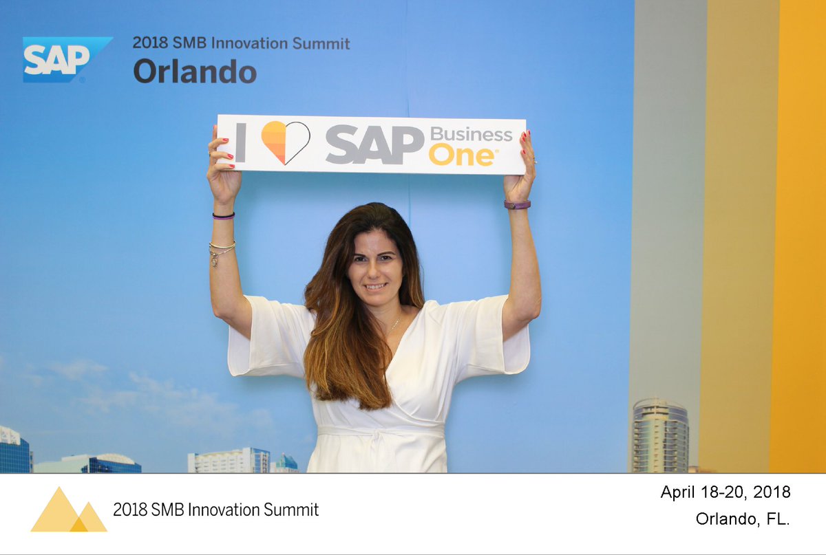 IditSaguey's tweet photo. Another #SMBSummit2018 coming to an end. I love #SAPBusinessOne! https://t.co/MqjQfAJXay