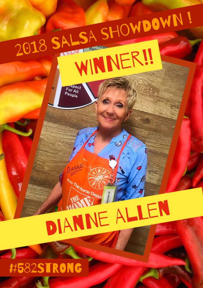 MyDepotRocks's tweet photo. Fiesta Kick-Off!!
ππ5 Days of Fiestaππ
Day 4 SALSA SHOWDOWN!πΆ
12 Entries...
A dozen in and one to WIN!π
...and the WINNER is Cashier Dianne!! Way go, Champ! πͺπΌπΆ
#FiestaSA #Fiesta2018 #CreatingExcitement #582STRONG #BetterAtBitters https://t.co/nqWxld98Kx
