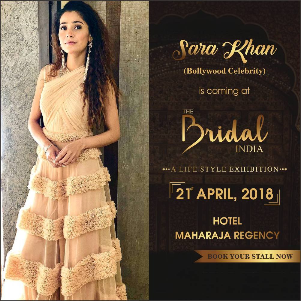 InviteMyGuest_'s tweet photo. @thessarakhan to do an appearance in Ludhiana for The Bridal India premier lifestyle exhibition today. Stay tuned!

#SaraKhan #celebrity #Appearance #bridalindia #exhibition #lifestyle #InviteMyGuest #Gig #Ludhiana https://t.co/c9gGjQC2BY