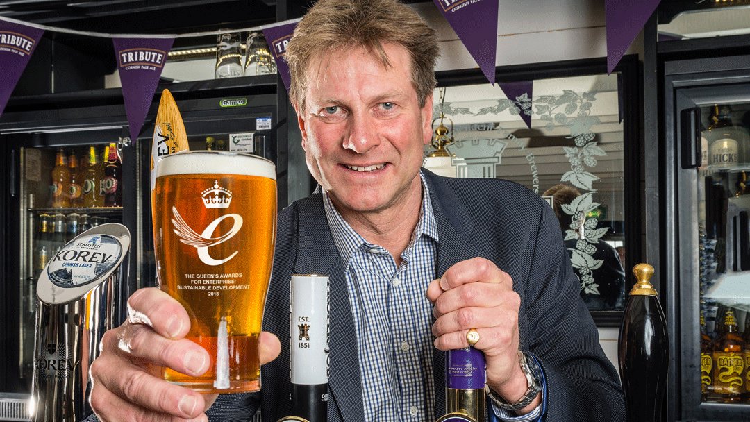 We’re celebrating the news that we’ve won the prestigious @TheQueensAwards for Enterprise! This morning, Her Majesty the Queen announced that we’ve won the award for sustainable development across our operations. #QueensAwards. staustellbrewery.co.uk/article/Queens…
