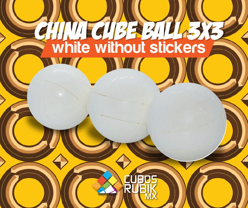 CubosRubikMX's tweet photo. China Cube Ball 3x3 white without stickers. $61 MXN.

Compra aquí 👉🏻🛒https://t.co/xneTy5a7Vg

#CuboRubik #CubosRubikMX https://t.co/pWnl8F1CUB