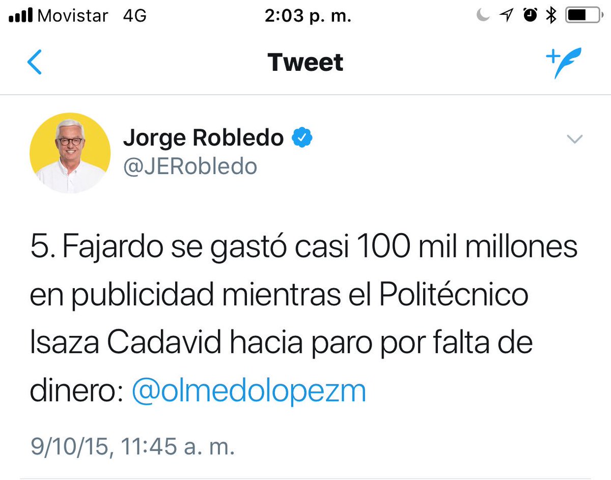 German_Vargas's tweet photo. ¿A quién le creemos, al insultante @sergio_fajardo que dice no haber gastado miles de millones de los dineros de los antioqueños para fabricar su imagen; o a @JERobledo su jefe de debate, que dejó clara su posición en 2015? https://t.co/mpgC9uN9Iw