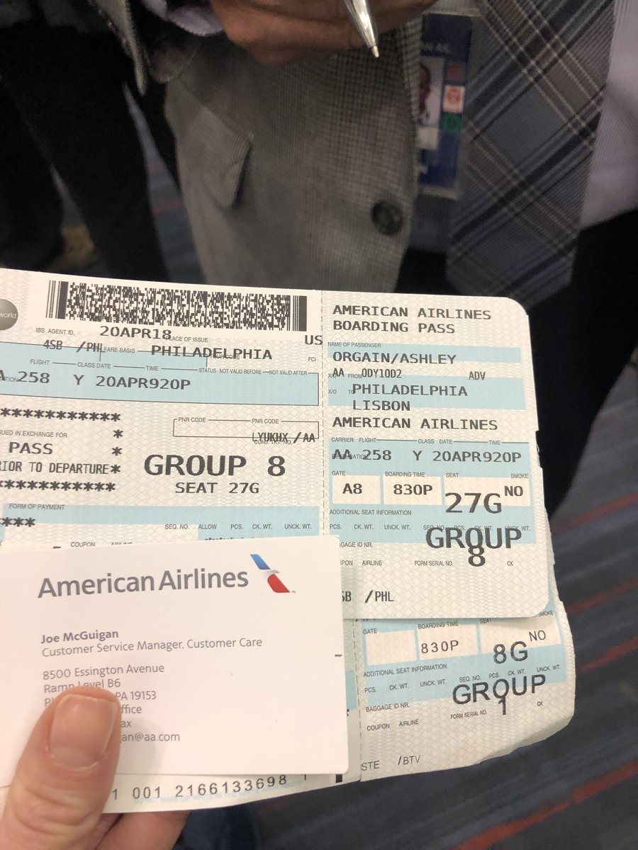 AOrgain's tweet photo. @AmericanAir Just got noticed I’m downgraded from my seat and separated from my mom https://t.co/tt6dR2aGIK
