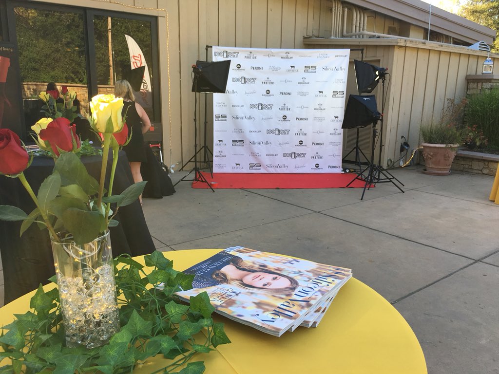 Getting set up at #BootUPVentures for the #100|OCT Festival Cocktail Reception, presented by <a href="/siliconmag/">Silicon Valley Mag</a>!