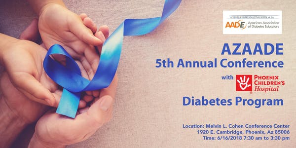 ArizonaAADE's tweet image. Registration is NOW OPEN for the #AZAADE 5th Annual Conference on June 16th. Seats are limited, click here to register:  bit.ly/2qOXD6G. #AADE #diabeteseducation #diabetes @PhxChildrens
