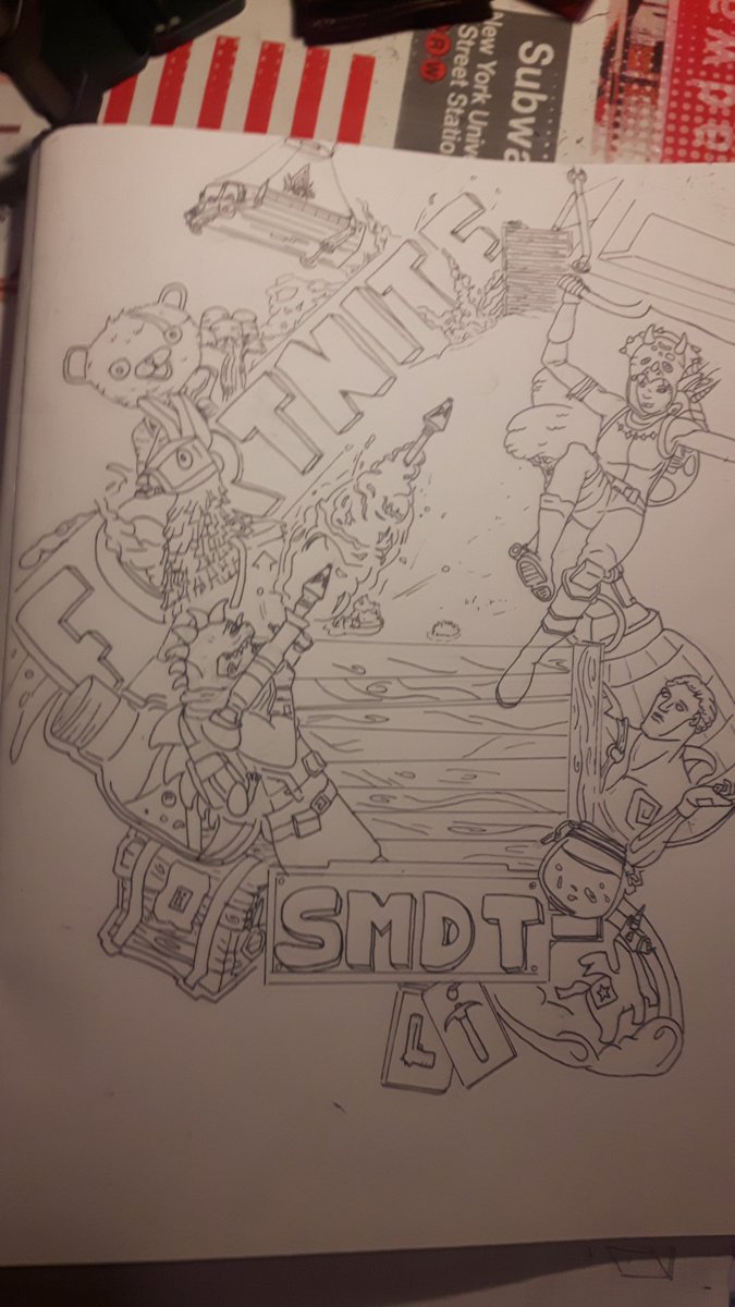 _smdt's tweet photo. #fornite #FortniteBattleRoyale #drawings #dibujos  amantes del fornite no os perdais la siguiente semana este video del canal 😊 https://t.co/gr3NfLSKqT