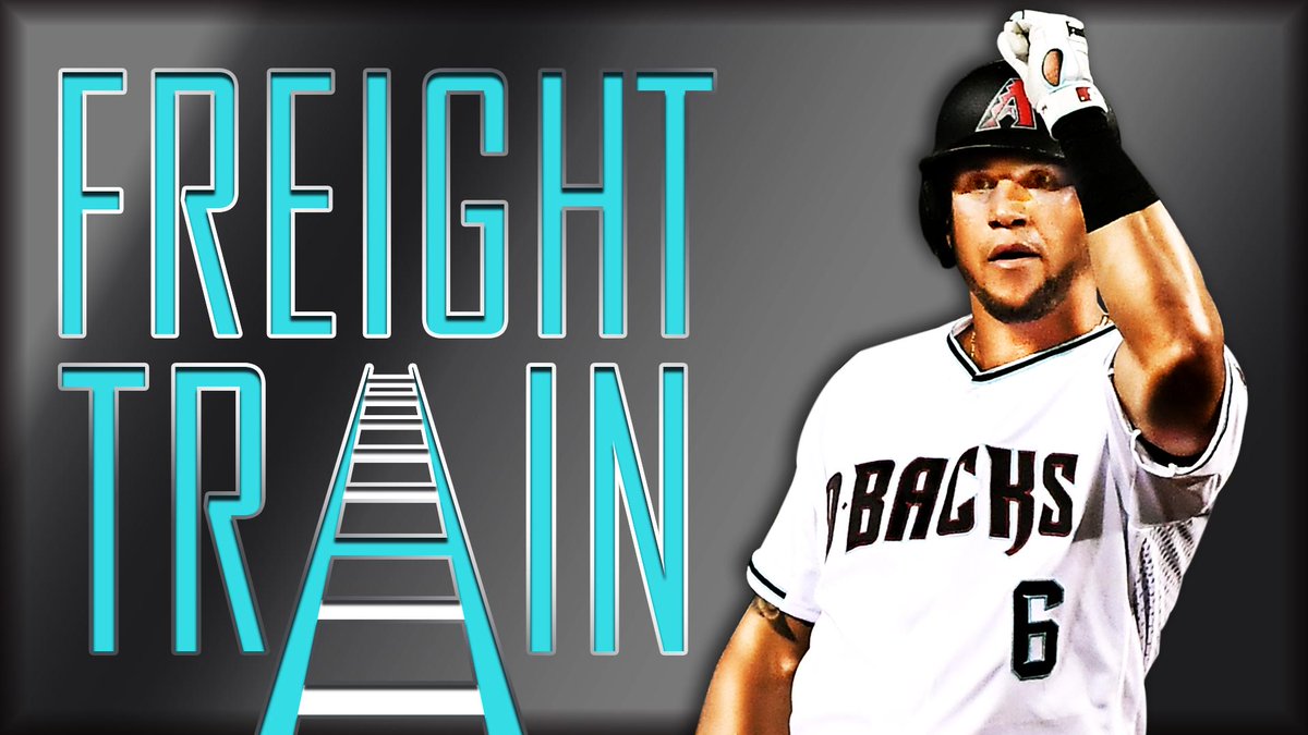 X 上的Arizona Diamondbacks：「David Peralta has a hit in 7 straight at-bats  with runners on base, 1 shy of the club record set by @Luisgonzo20.  #FreightTrain Tonight's #Dbacks game notes:    /