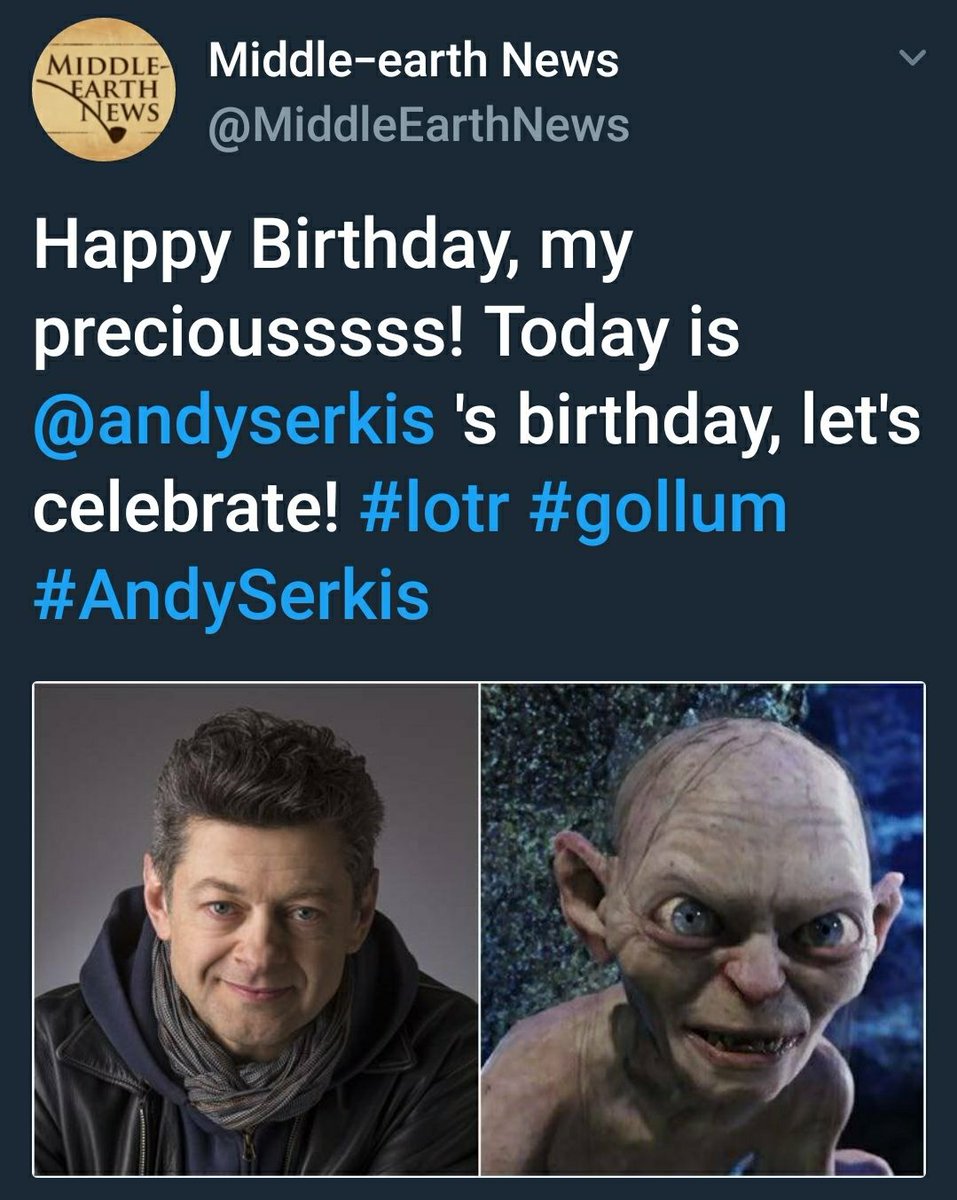 MyPreciousDotUS's tweet photo. Happy B-day, Gollum! https://t.co/kx0H8hKJRs