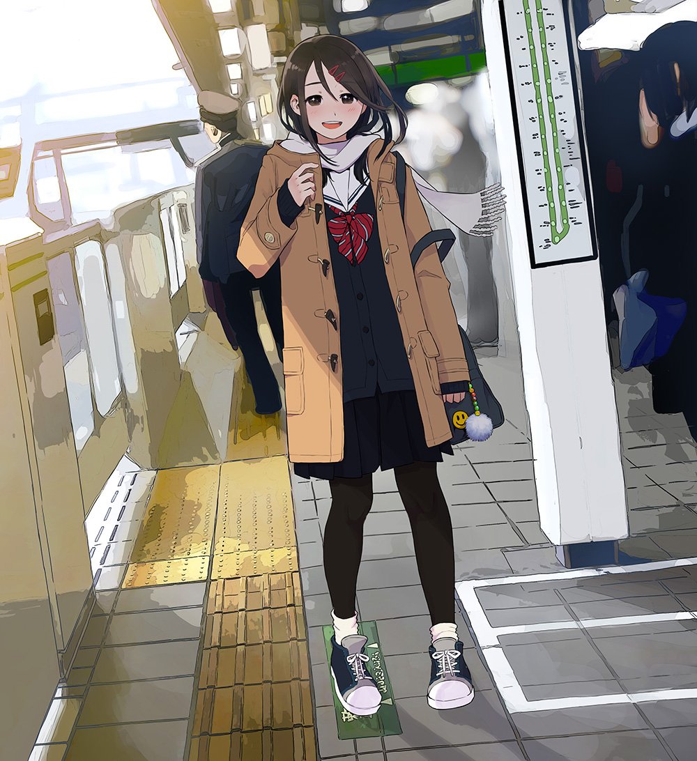 「#4月なのでフォロワーさんに自己紹介しよう 
制服少女がかわいくなる感じの空気感」|もりちかのイラスト
