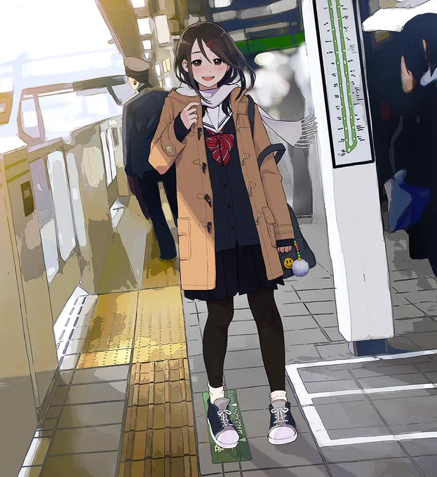 #4月なのでフォロワーさんに自己紹介しよう 
制服少女がかわいくなる感じの空気感のある絵が好きでよく描きます。 