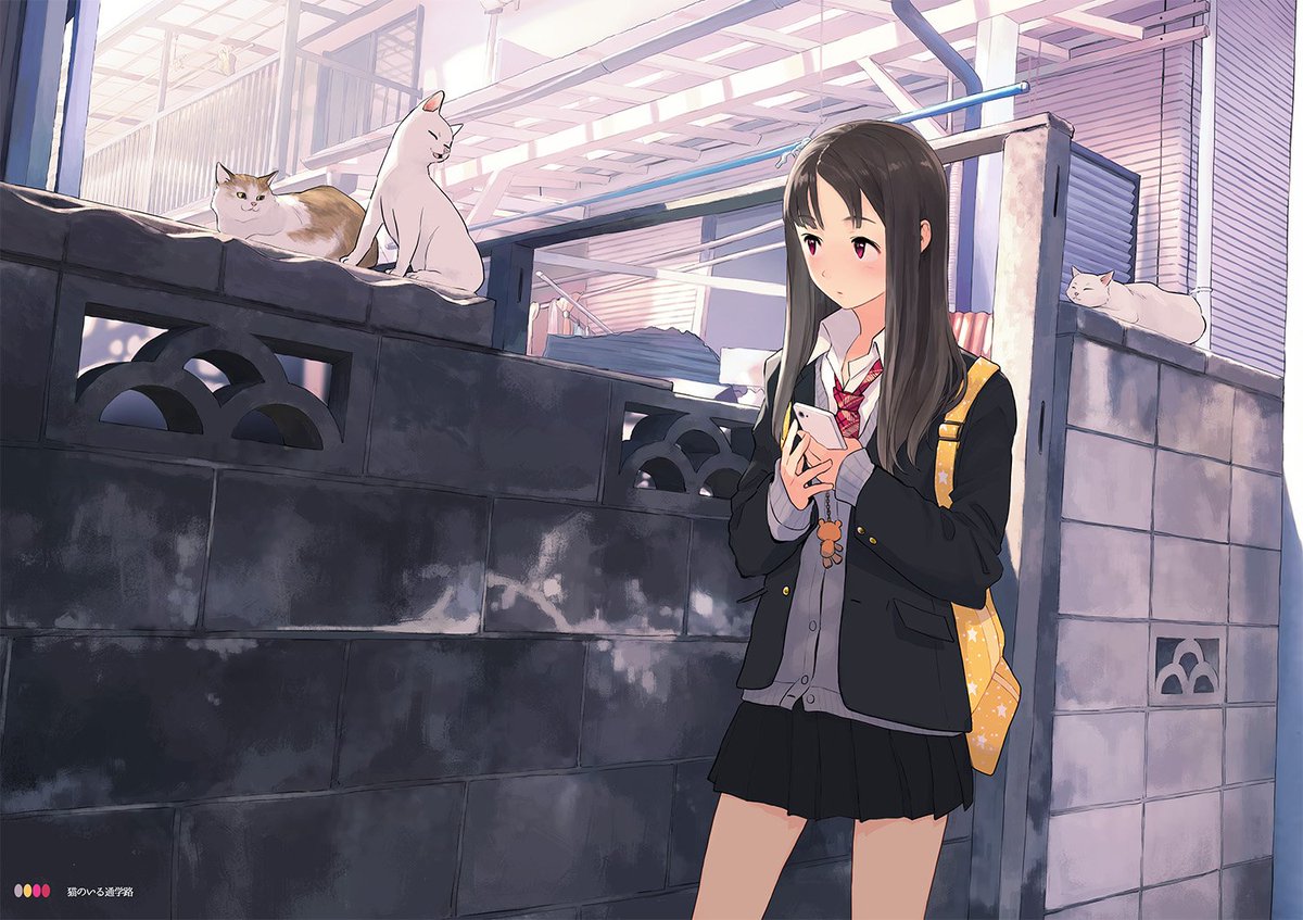 「#4月なのでフォロワーさんに自己紹介しよう 
制服少女がかわいくなる感じの空気感」|もりちかのイラスト