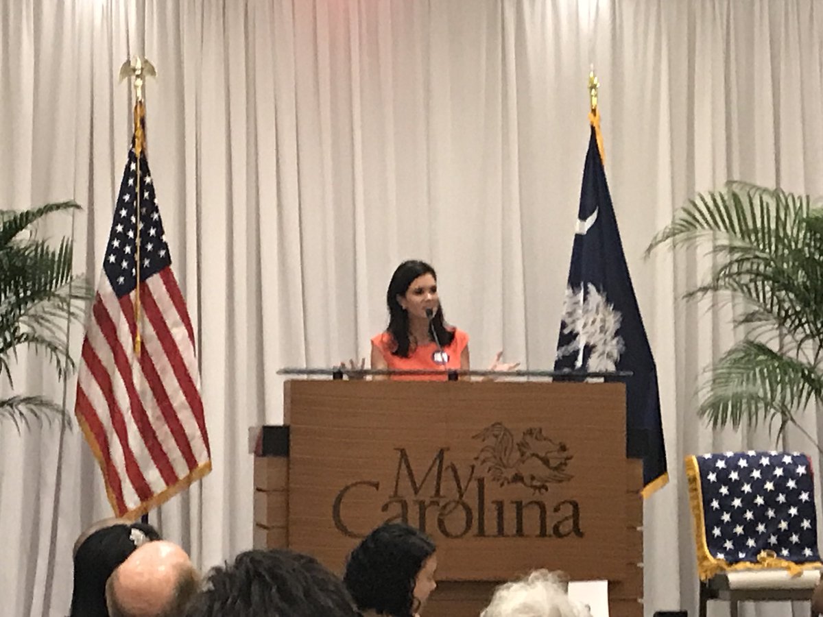 SCHouseDems's tweet image. .@MPowersNorrell and @repjohnrcking firing up Democrats at the @scdp Blue Palmetto Dinner!