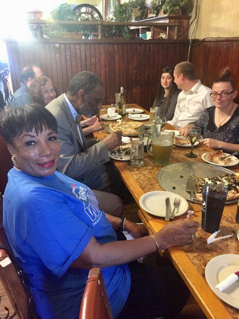 RubyForTarrant's tweet photo. We're having a great time here in Corsicana! Thanks to James Polk for hosting this event! π #TurnTexasBlue2018 #Vote4Ruby #AllTheWayWithRubyFaye https://t.co/GlLlUmexPg