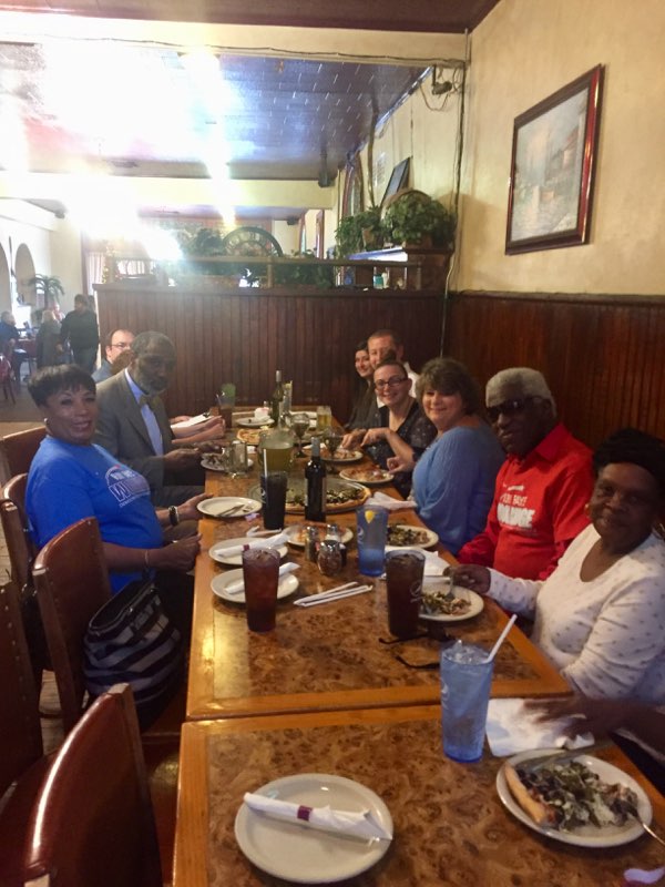 RubyForTarrant's tweet photo. We're having a great time here in Corsicana! Thanks to James Polk for hosting this event! π #TurnTexasBlue2018 #Vote4Ruby #AllTheWayWithRubyFaye https://t.co/GlLlUmexPg