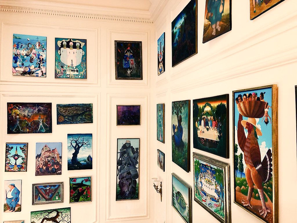 WofDartmouthDC's tweet photo. Thank you @EmbassyOfHaiti for such a lovely evening last night! @dartmouthalumni had such a great time with Ambassador Altidor and enjoyed  some delicious Haitian cuisine and awe-inspiring Haitian art. Thank you all for being a part of an incredible night. https://t.co/rFPC6FA8xi